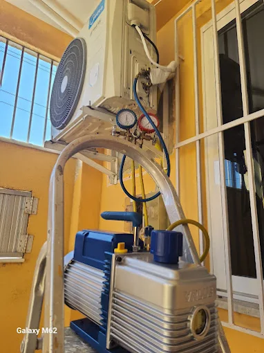 Instalação de condensadora Carrier