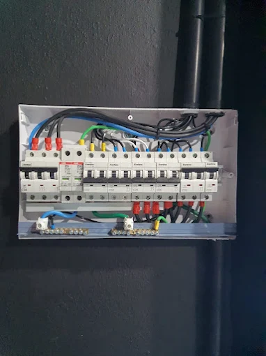 Quadro de distribuição elétrica